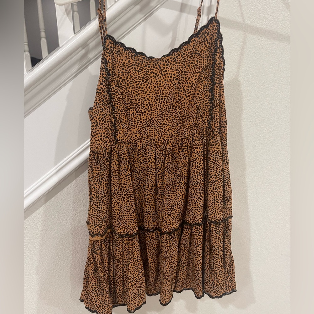 Urban Outfitters Cheetah Babydoll Dress